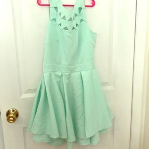 Freshly minted party dress